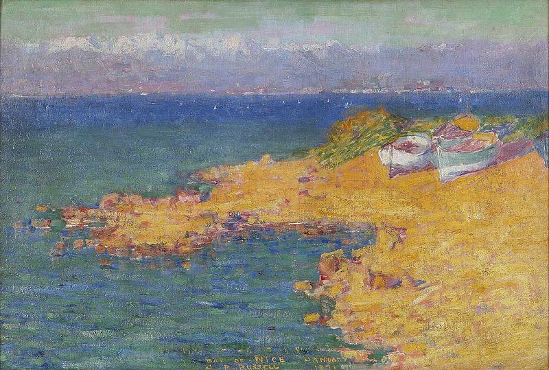 John Peter Russell Bay of Nice France oil painting art
